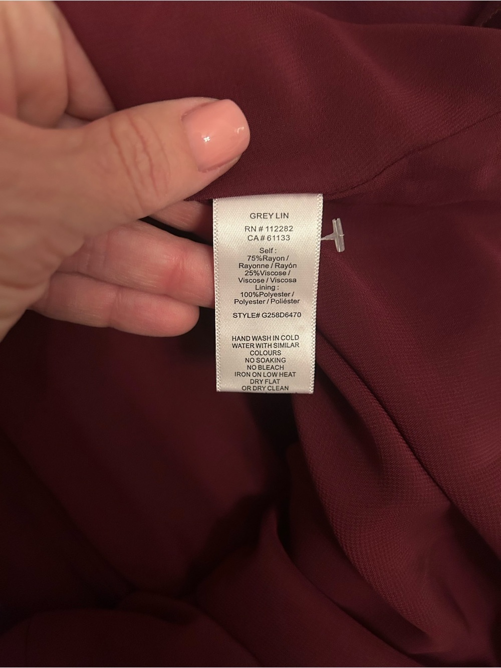 Greylin Sleeveless Button Up Halter Maxi Dress in Burgundy - Picture 9 of 10